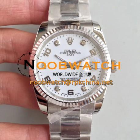 Replica Rolex Datejust 36MM 116234 MIT Stainless Steel 904L White Dial Swiss 3135