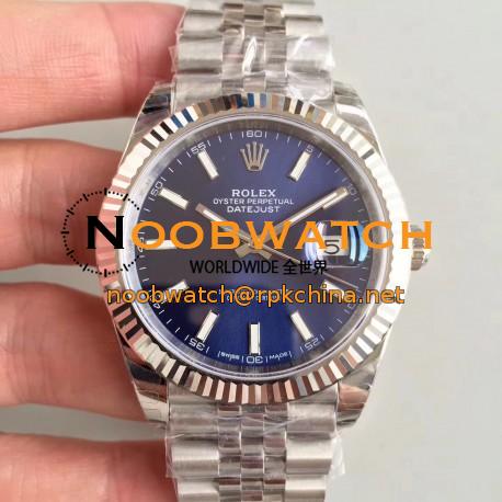 Replica Rolex Datejust II 126334 41MM EW Stainless Steel Blue Dial Swiss 3235