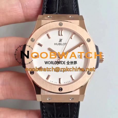 Replica Hublot Classic Fusion King Gold Opalin 511.OX.2611.LR JJ Rose Gold White Dial Swiss HUB1112