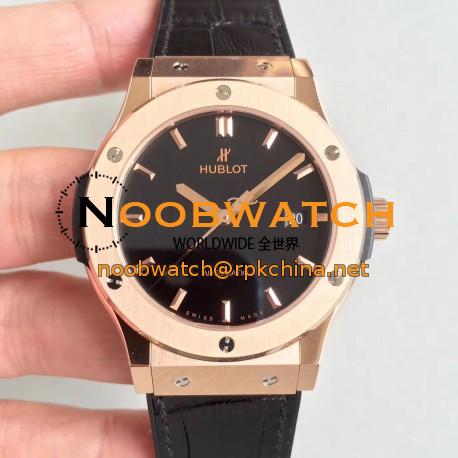 Replica Hublot Classic Fusion King Gold 511.OX.1181.LR JJ Rose Gold Black Dial Swiss HUB1112