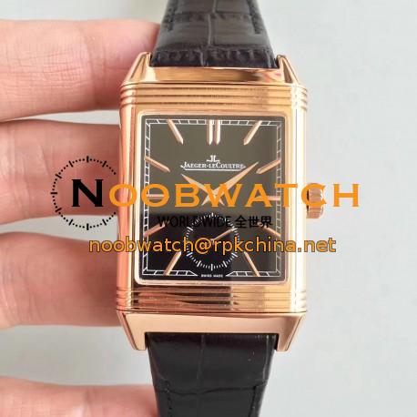 Replica Jaeger-LeCoultre Grande Reverso 986 N Rose Gold Black Dial Swiss JLC 986