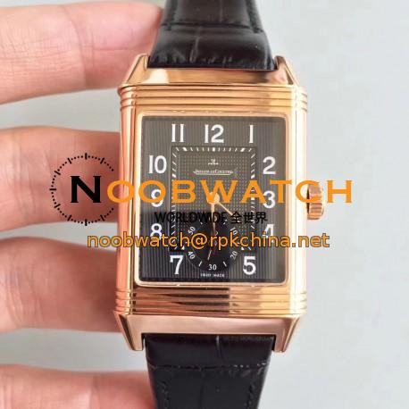 Replica Jaeger-LeCoultre Grande Reverso 986 N Rose Gold Black Dial Swiss JLC 986