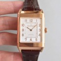 Replica Jaeger-LeCoultre Grande Reverso 986 N Rose Gold White Dial Swiss JLC 986