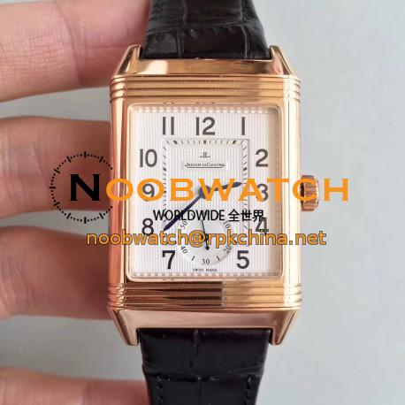 Replica Jaeger-LeCoultre Grande Reverso 986 N Rose Gold White Dial Swiss JLC 986