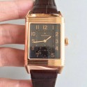 Replica Jaeger-LeCoultre Grande Reverso 986 N Rose Gold Black Dial Swiss JLC 986