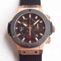 Replica Hublot Big Bang Aero Bang Gold 311.PX.1180.GR HB Rose Gold Black Skeleton Dial Swiss HUB4100