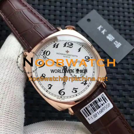 Replica Vacheron Constantin Historiques American 1921 82035/000R-9359 KK Stainless Steel White Dial  Swiss 4400