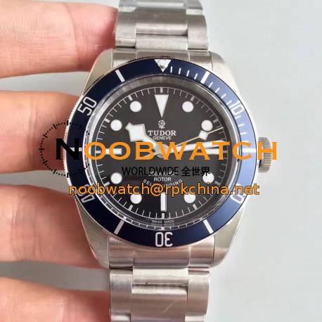 Replica Tudor Heritage Black Bay Blue 79220B ZF V4 Stainless Steel Black Dial Swiss 2824-2