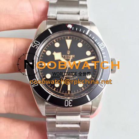 Replica Tudor Heritage Black Bay Black 79220N ZF V4 Stainless Steel Black Dial Swiss 2824-2