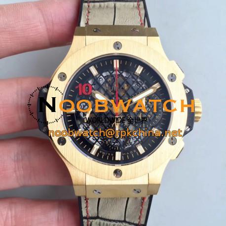 Replica Hublot Big Bang Aero Bang Gold 311.PX.1180.GR HB Yellow Gold Black Skeleton Dial Swiss HUB4100