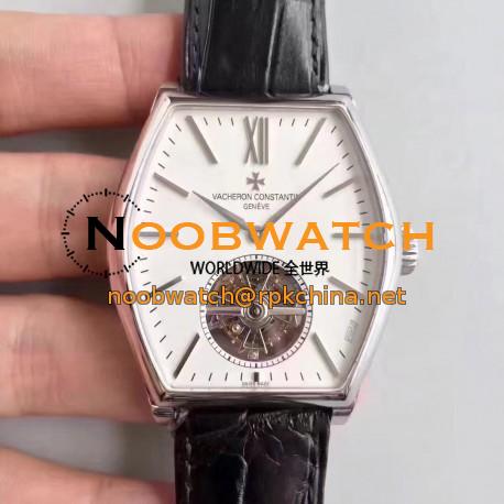 Replica Vacheron Constantin Malte Tourbillon 30130/000R-9754 JF Stainless Steel White Dial Swiss 2795