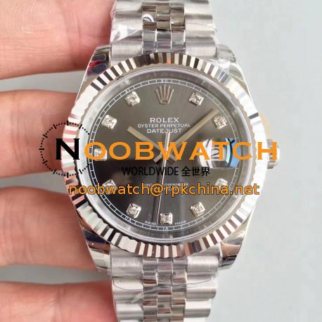 Replica Rolex Datejust II 126334 41MM 2018 EW Stainless Steel Anthracite Dial Swiss 3235