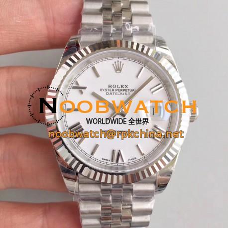 Replica Rolex Datejust II 126334 41MM 2018 EW Stainless Steel White Dial Swiss 3235