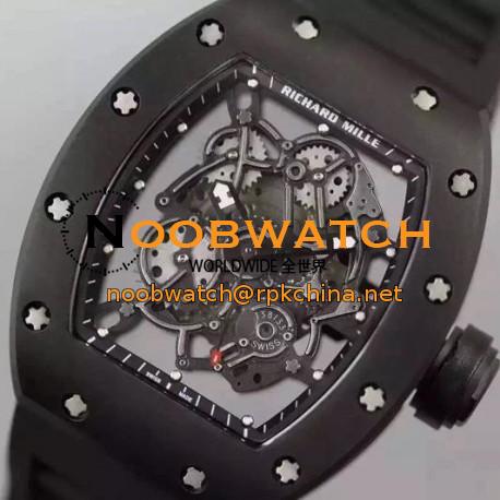 Replica Richard Mille RM035 PVD Black Dial M9015