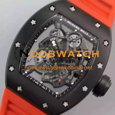 Replica Richard Mille RM035 PVD Orange Dial M9015