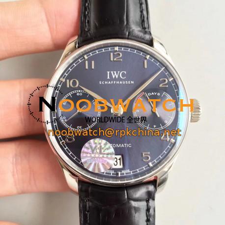 Replica IWC Portugieser IW500703 YL Stainless Steel Black Dial Swiss 52010