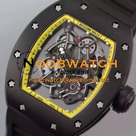 Replica Richard Mille RM035 PVD Yellow Dial M9015