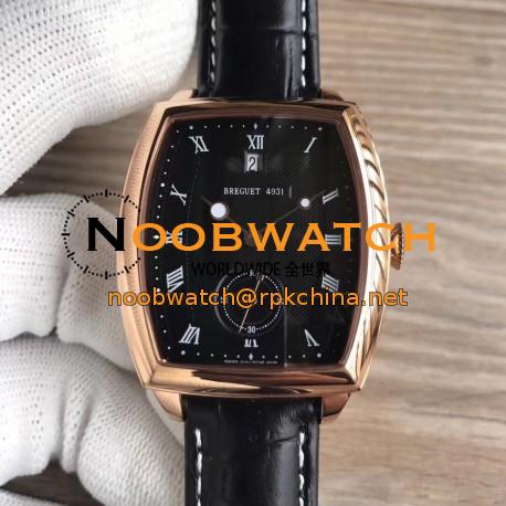 Replica Breguet Heritage Big Date 5480BR/12/996 N Rose Gold Black Dial Swiss 2824-2