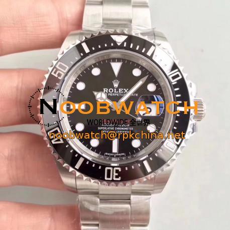 Replica Rolex Sea-Dweller 126600 50TH Anniversary 2018 AR Stainless Steel 904L Black Dial Swiss 2824-2