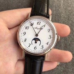 Replica Breguet Classique Moonphase 9088BB/29/964/DD0D N Stainless Steel White Dial Swiss 770