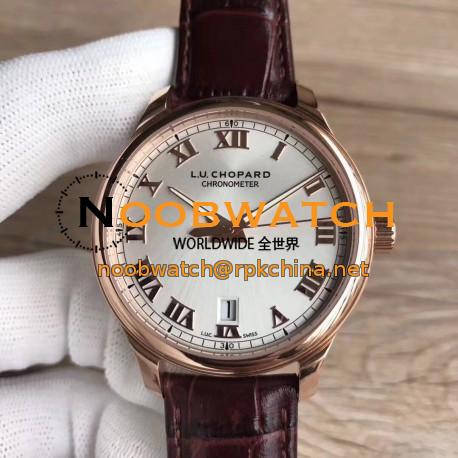 Replica Chopard L.U.C 1937 Classic 161937-5001 FK Rose Gold Silver Dial Swiss L.U.C 01.01-L