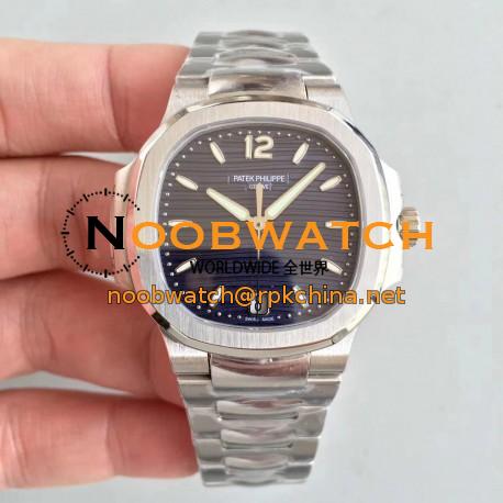 Replica Patek Philippe Nautilus Ladies 7118/1A-001 PF Stainless Steel Blue Dial Swiss 324 S C