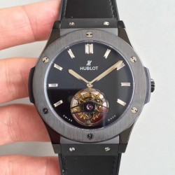 Replica Hublot Classic Fusion Tourbillon Night Out 505.CS.1270.VR TF PVD Black Dial Swiss HUB6011