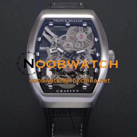 Replica Franck Muller Vanguard Gravity Skeleton V 45 T GRAVITY CS SQT N Stainless Steel Skeleton Dial M9015