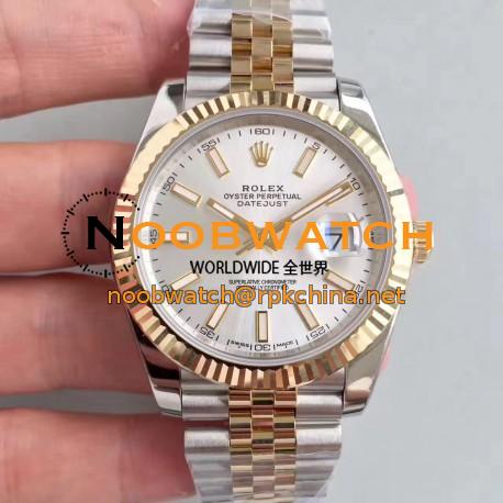 Replica Rolex Datejust II 116333 41MM EW Stainless Steel & Yellow Gold Rhodium Dial Swiss 3136