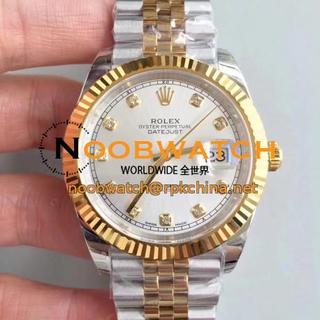 Replica Rolex Datejust II 116333 41MM EW Stainless Steel & Yellow Gold Rhodium Dial Swiss 3136