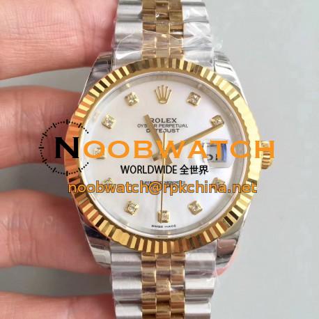 Replica Rolex Datejust II 116333 41MM EW Stainless Steel & Yellow Gold Mother Of Pearl Dial Swiss 3235