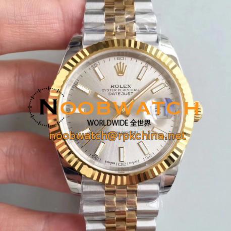 Replica Rolex Datejust II 116333 41MM EW Stainless Steel & Yellow Gold Rhodium Dial Swiss 3136