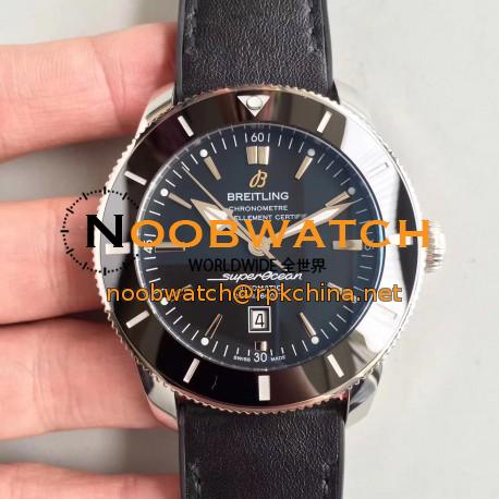 Replica Breitling Superocean Heritage II 42M AB201012/BF73/278S/A20S.1 GF Stainless Steel Black Dial Swiss 2824-2