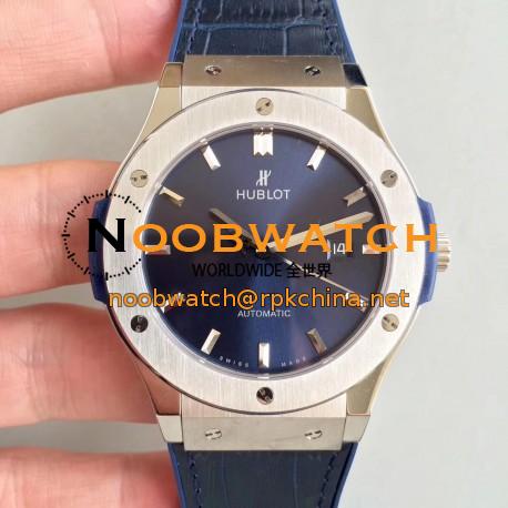 Replica Hublot Classic Fusion Titanium Blue 511.NX.7170.LR SR Titanium Blue Dial Swiss HUB1112