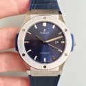 Replica Hublot Classic Fusion Titanium Blue 511.NX.7170.LR SR Titanium Blue Dial Swiss HUB1112