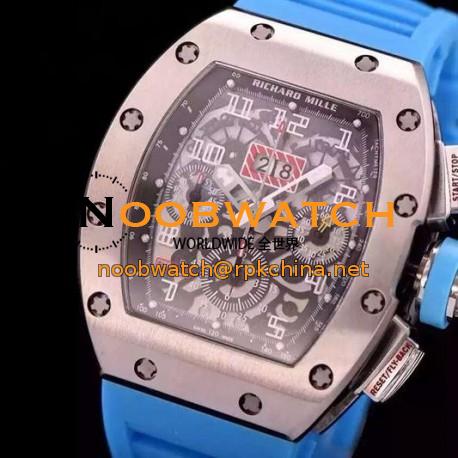 Replica Richard Mille RM011-FM Felipe Massa Chronograph Titanium Black Dial Swiss 7750