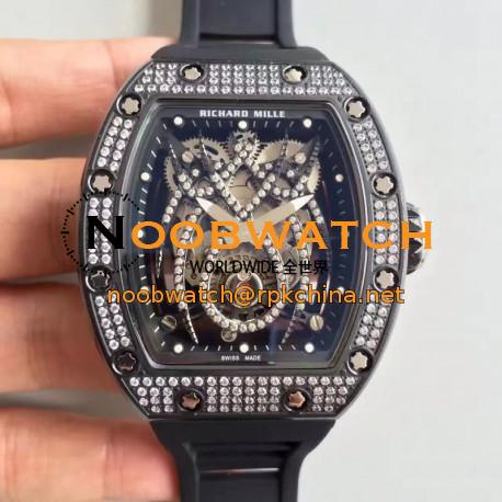 Replica Richard Mille 19-01 SF PVD & Diamond Diamond Spyder Dial M6T51