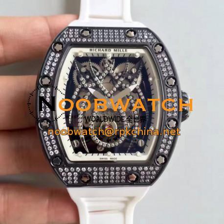 Replica Richard Mille 19-01 SF PVD & Diamond Diamond Spyder Dial M6T51