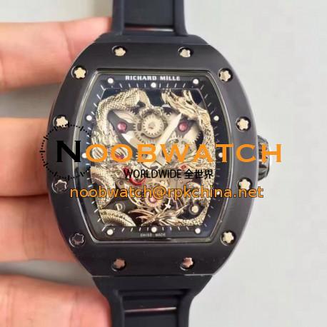 Replica Richard Mille RM57-01 Jackie Chan PVD Silver Dial Dial M9015