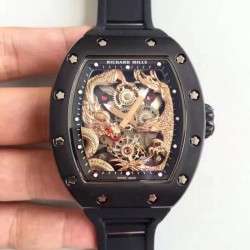 Replica Richard Mille RM57-01 Jackie Chan PVD Rose Gold Dial Dial M9015