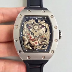 Replica Richard Mille RM57-01 Jackie Chan Stainless Steel Silver Dial M9015