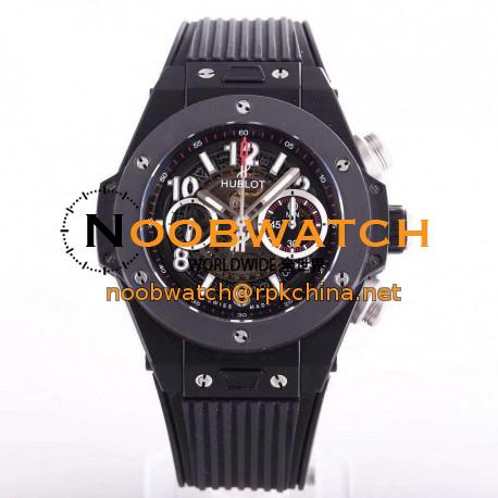 Replica Hublot Big Bang Unico Black Magic 411.CI.1170.RX N Ceramic Skeleton Dial Swiss HUB1242