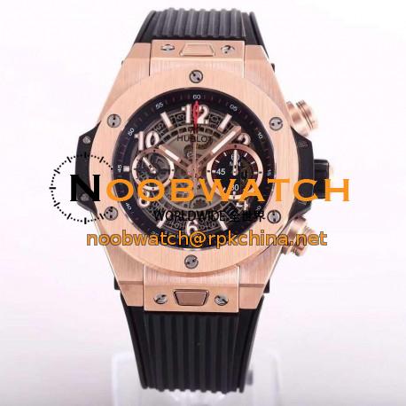 Replica Hublot Big Bang Unico King Gold 411.OX.1180.RX N Rose Gold Skeleton Dial Swiss HUB1242