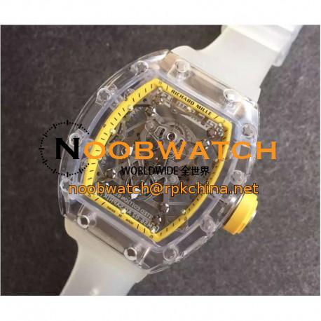 Replica Richard Mille RM056-02 Shappire Yellow & Skeleton Dial M9015