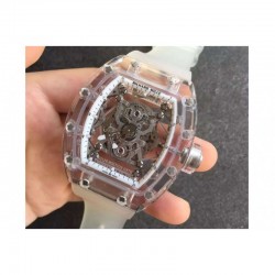 Replica Richard Mille RM056-02 Shappire White & Skeleton Dial M9015