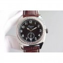 Replica Longines Heritage 1935 Stainless Steel Black Dial M9015