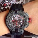 Replica Richard Mille RM032 PVD Black Dial Swiss 7750