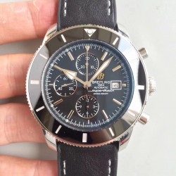 Replica Breitling Superocean Heritage II Chronograph 46 A1332024/B908/441X N Stainless Steel Black Dial Swiss 7750