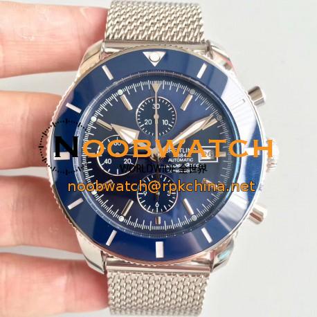 Replica Breitling Superocean Heritage II Chronograph 46 A1332024/C817/152A N Stainless Steel Blue Dial Swiss 7750