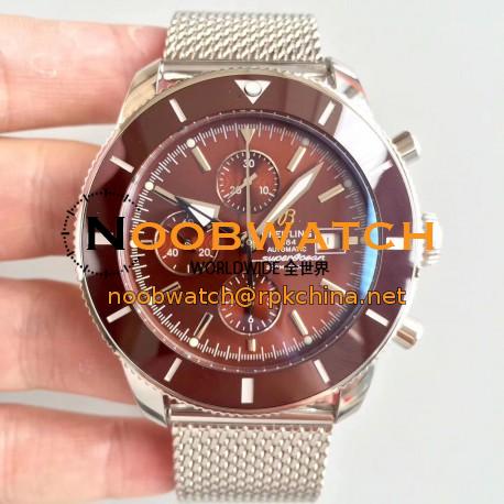 Replica Breitling Superocean Heritage II Chronograph 46 A1331233/Q616/152A N Stainless Steel Chocolate Dial Swiss 7750